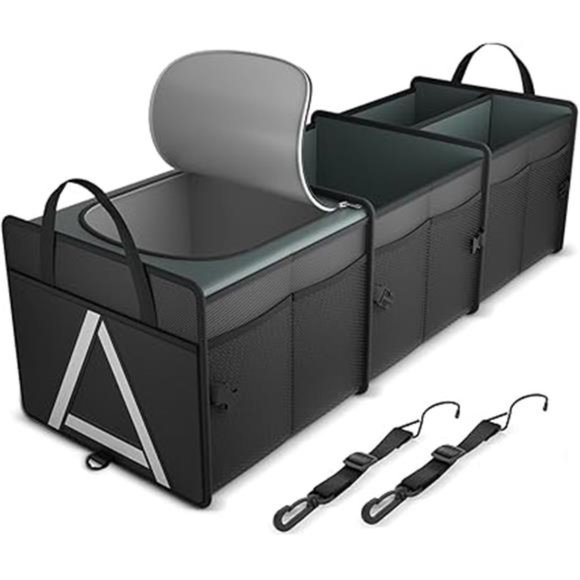 Sturdy Car Trunk Organizer with Premium Insulation Cooler Bag, Heavy Duty - Picture 7 of 7